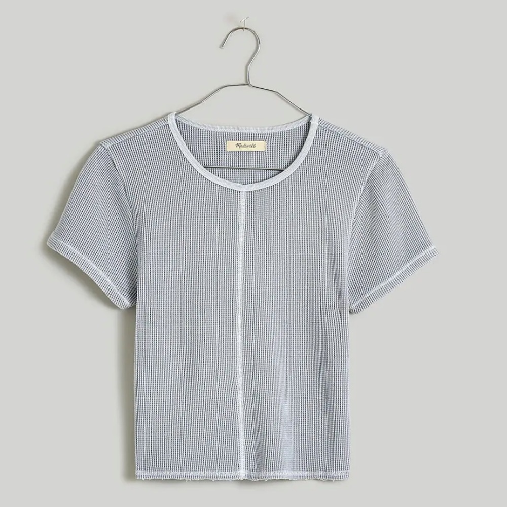 Madewell Waffle Crop Tee